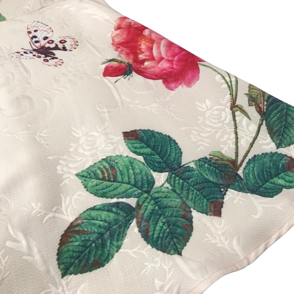 L’Atiste Boutique Dress Floral Fit & Flare • Textured Jacquard • Sleeveless - Picture 9 of 16